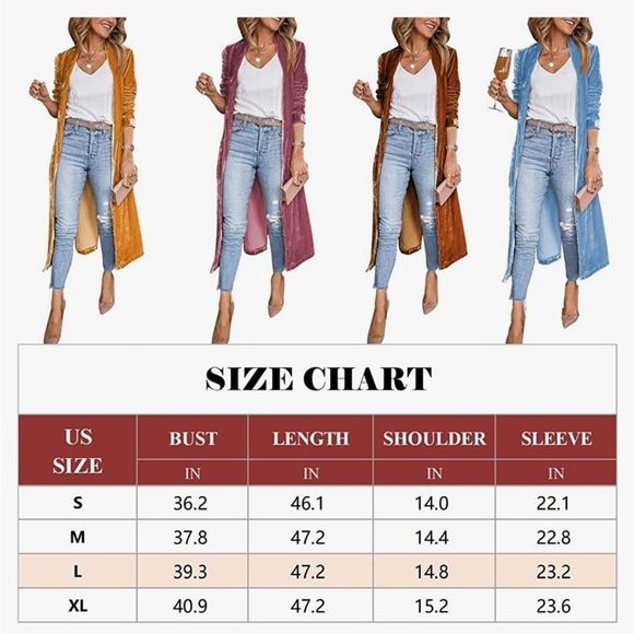 Longline Velvet Retro Duster Coat Jacket in Powder Blue - Picture 10 of 16